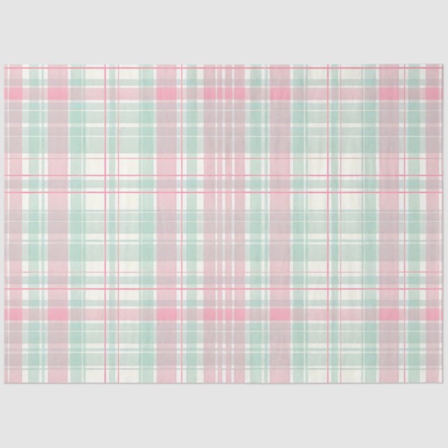 Easter Bunny Plaid Series Design #14 Tissue Paper (Front)