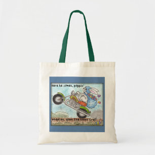 Easter Bunny Poppin’ Wheelies Tote Bag