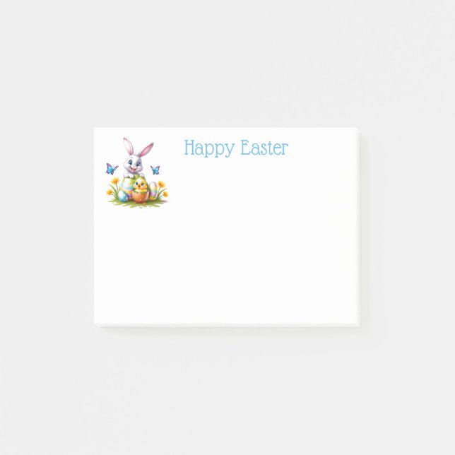 Easter Bunny Post-it Notes (Front)