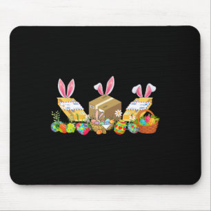 Easter Bunny Postal Worker Tools Costume Hunting E Mouse Pad