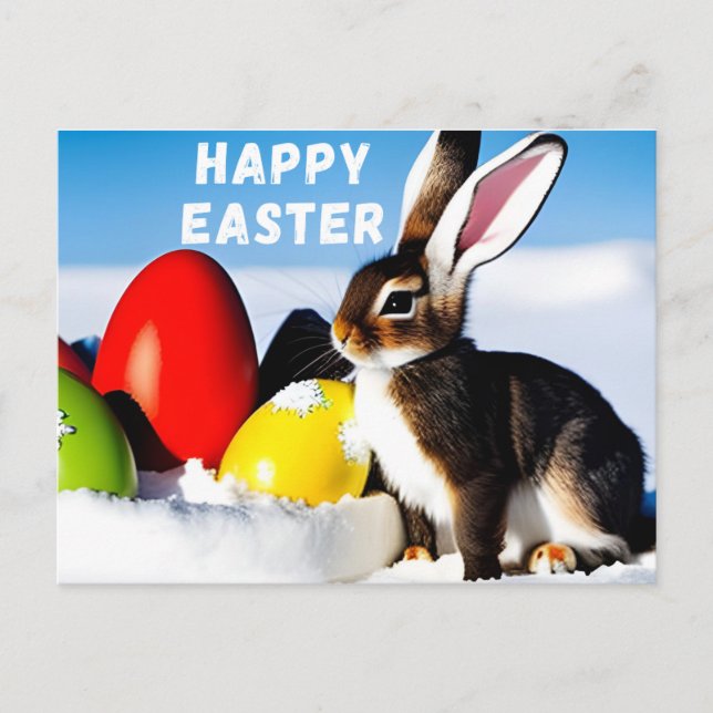 Easter Bunny Postcard (Front)