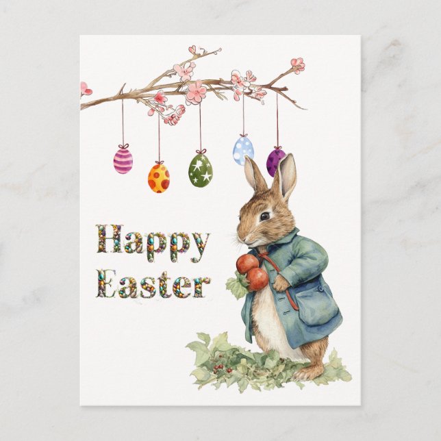 Easter Bunny  Postcard (Front)