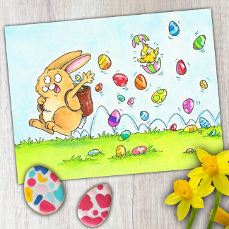 Easter Bunny Postcard