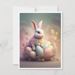 " EASTER BUNNY " POSTCARD