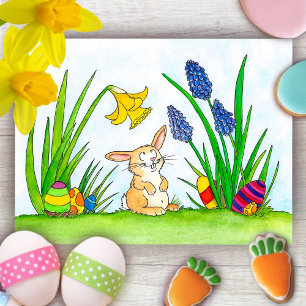Easter Bunny postcard by Nicole Janes