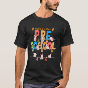 Easter Bunny Pre School gen Alpha Bro Sis Christia T-Shirt