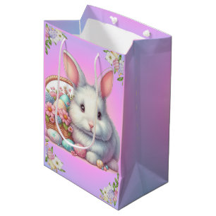 Easter Bunny Pretty Pastel Medium Gift Bag