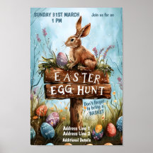 Easter Bunny Rabbit - Easter Egg Hunt