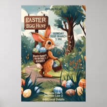 Easter Bunny Rabbit - Easter Egg Hunt