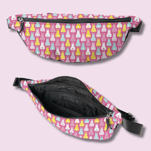 Easter Bunny Rabbit pattern Bum Bags