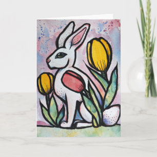 Easter Bunny Rabbits Nature Lovers Bunnies         Card