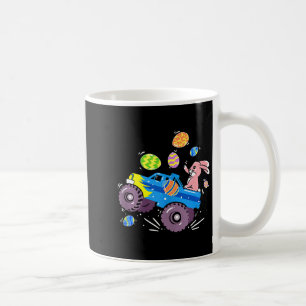 Easter Bunny Riding Monster Truck Cute Boys Kids T Coffee Mug