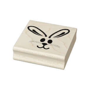 Easter Bunny Rubber Stamp