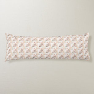 Easter Bunny Seamless Fabric – Pastel Cute Rabbit Body Cushion