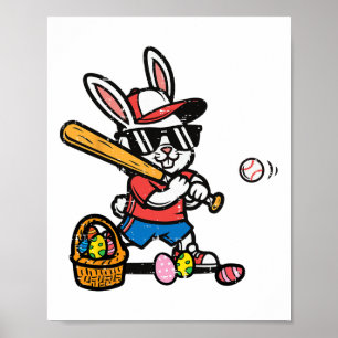 Easter Bunny Sell Player Tter Rabbit Boys Kids Men Poster