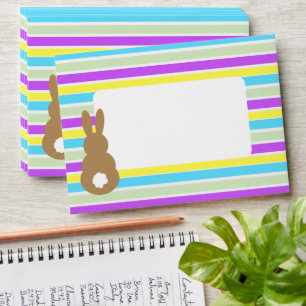 Easter Bunny Silhouette Envelope