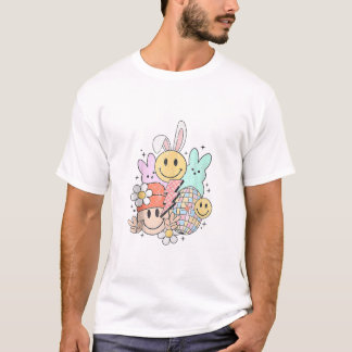 Easter Bunny Smile Face T-Shirt