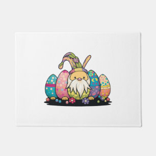 Easter Bunny Spring Cute Gnome Easter Egg Hunting Doormat