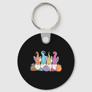 Easter Bunny Spring Gnome Easter Egg Hunting And B Key Ring