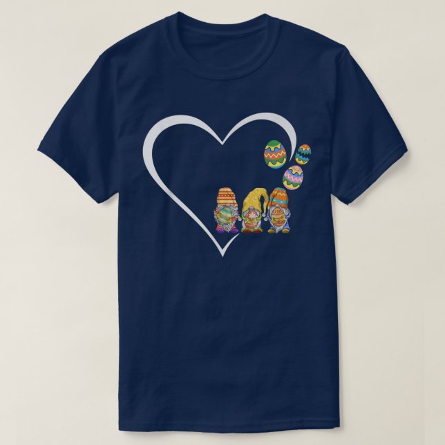 Easter Bunny Spring Gnome Easter Egg Hunting And B T-Shirt (Design Front)