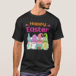 Easter Bunny Spring Gnome Easter Egg Hunting And B T-Shirt