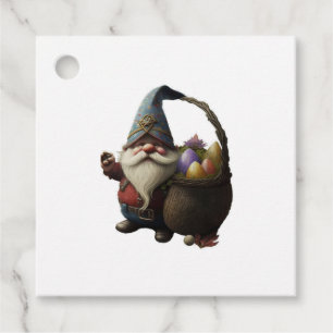 Easter Bunny Spring Gnome Easter Egg Hunting Baske Favour Tags