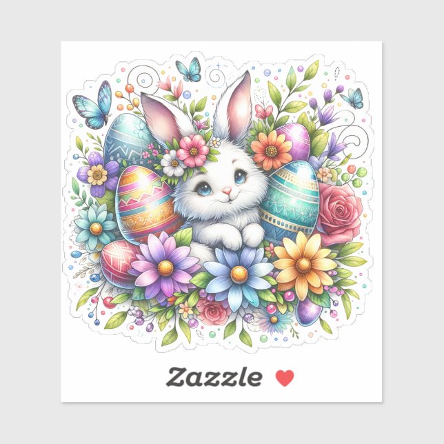Easter Bunny Springtime Holiday Cheerful Fun (Sheet)