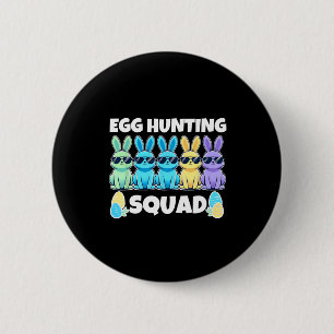 Easter Bunny Squad Humour Egg Hunting Day 6 Cm Round Badge
