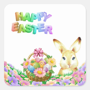 Easter Bunny Stickers