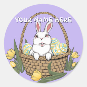 Easter Bunny Stickers Custom Easter Stickers