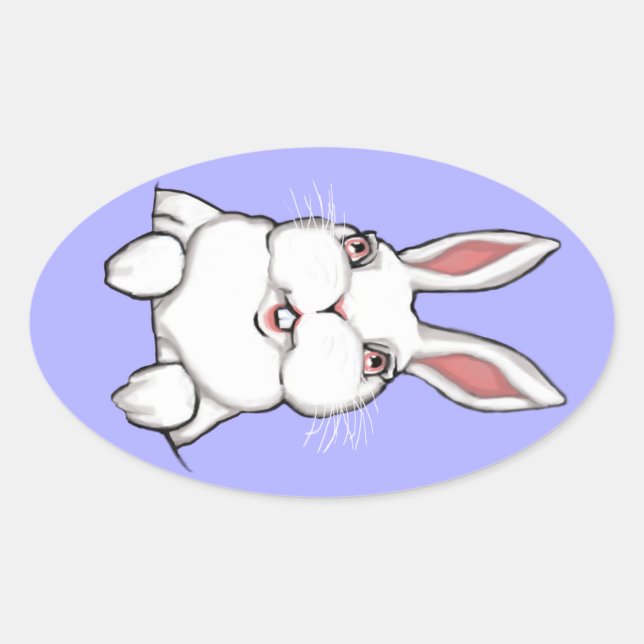 Easter Bunny Stickers Custom Easter Stickers (Front)