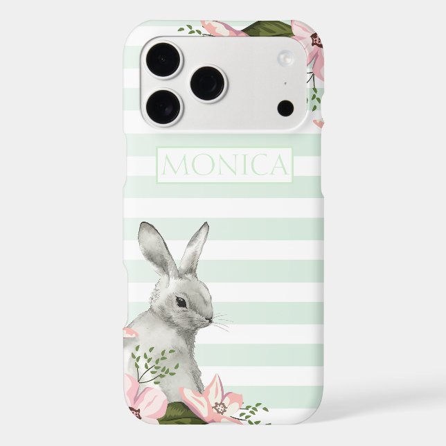 Easter Bunny striped Monogram (Back)