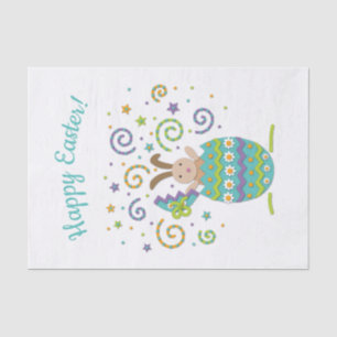 Easter Bunny Surprise Blue Tissue Paper