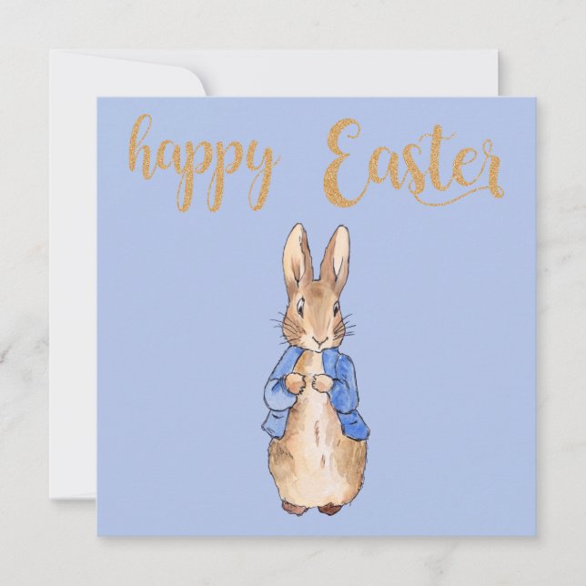Easter bunny thank you card (Front)