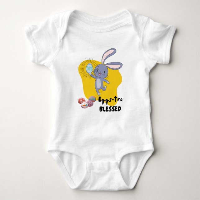 Easter bunny themed T-Shirt / babysuits Baby Bodysuit (Front)