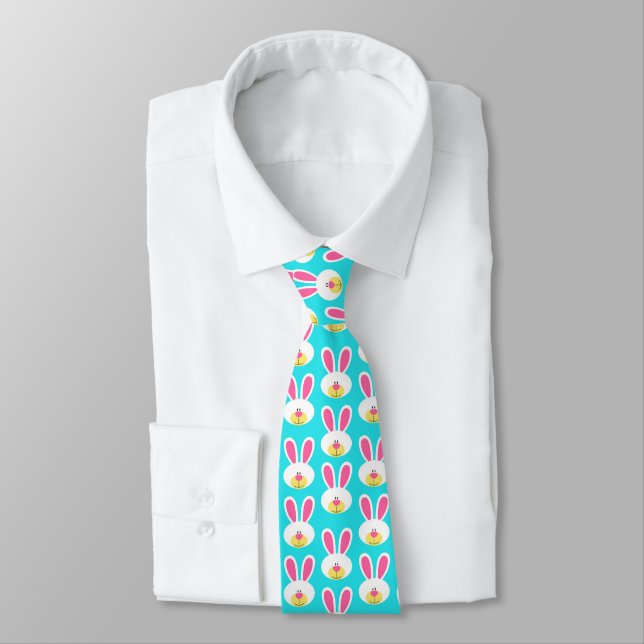 Easter Bunny  Tie (Tied)