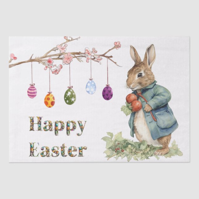 Easter Bunny Tissue Paper (Front)