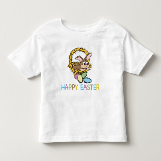 Easter Bunny Toddler T-Shirt (Front)