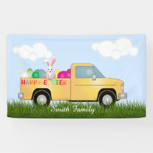Easter Bunny Truck Banner