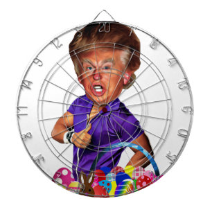 easter bunny trump dartboard