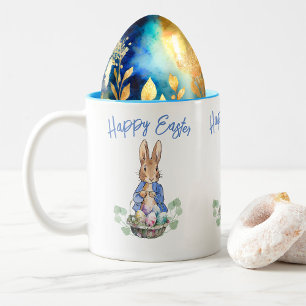 Easter Bunny Two-Tone Coffee Mug