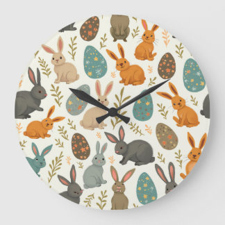Easter bunny Wall Clock