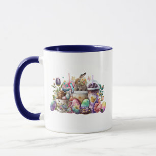 Easter Bunny Watercolor Coffee Drinks  Mug