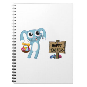 Easter Bunny wishes Happy Easter Notebook