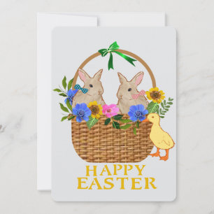 Easter Bunny wishes Holiday Card