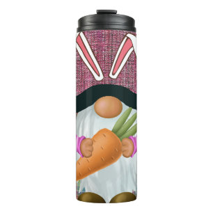 Easter Bunny with Carrot  Thermal Tumbler