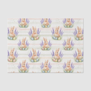 Easter Bunny with Eggs Spring Pastel Pattern (10) Tissue Paper