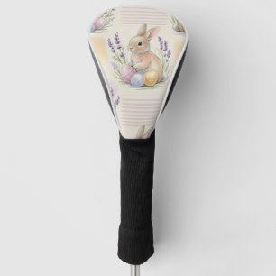 Easter Bunny with Eggs Spring Pastel Pattern (7) Golf Head Cover