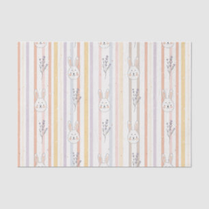 Easter Bunny with Eggs Spring Pastel Pattern (8) Tissue Paper