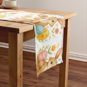 Easter Bunny with Eggs Table Runner